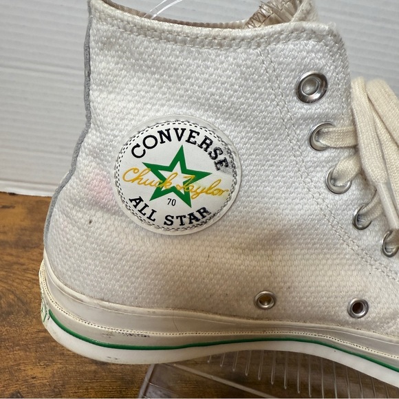 Converse Chuck Taylor 70 White Retro Grunge Skater Women’s Size 9 High Top Shoes - Picture 2 of 11